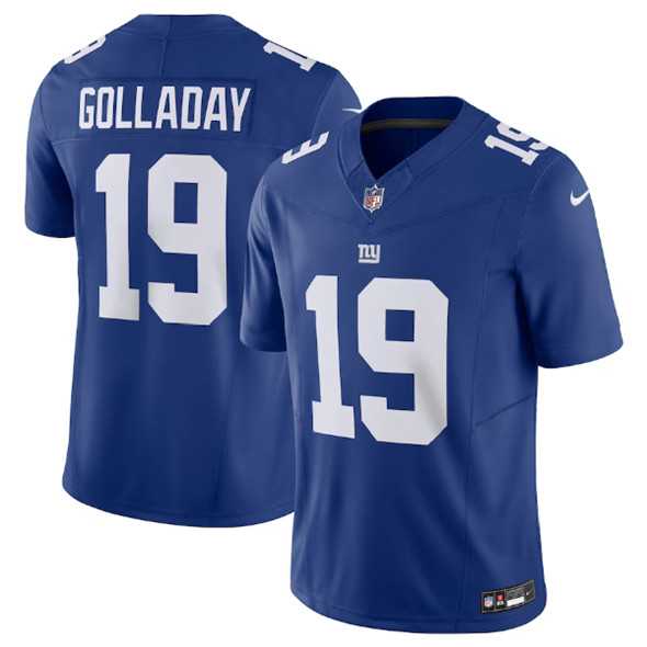 Men & Women & Youth New York Giants #19 Kenny Golladay Blue 2023 F.U.S.E. Vapor Untouchable Limited Stitched Jersey->new york jets->NFL Jersey
